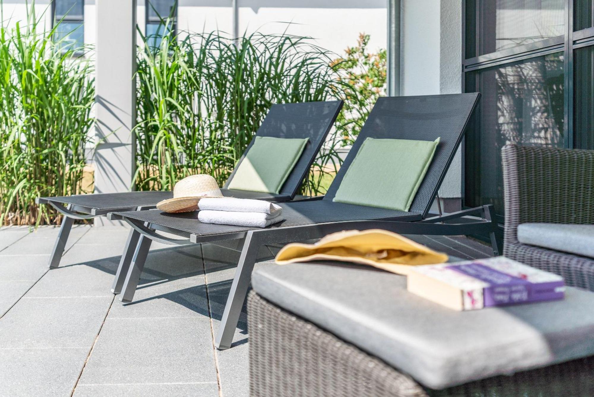 Terrassenwohnung Inselhain - Oase am Haff Garz  Exterior foto